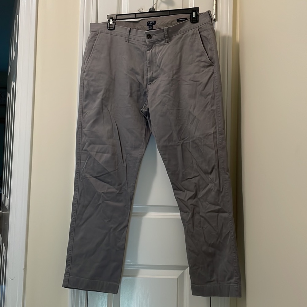 J crew Flex straight grey pants size 36x30